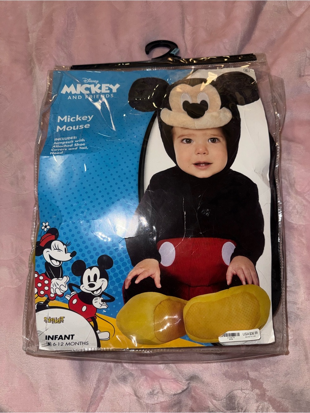 Disney Mickey Mouse baby costume in size 6-12 months